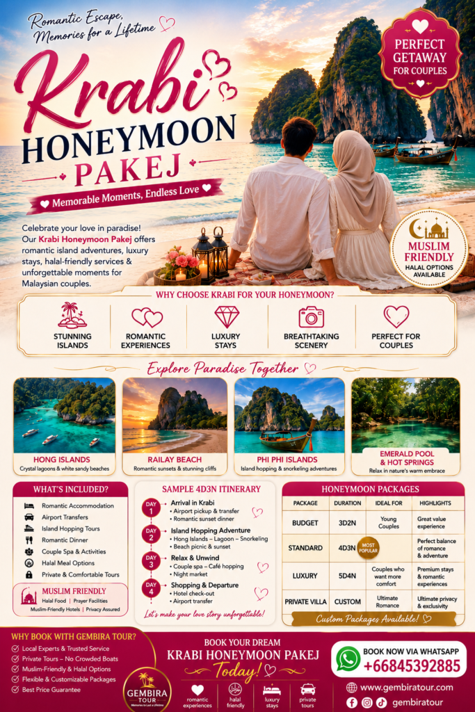 krabi honeymoon pakej
